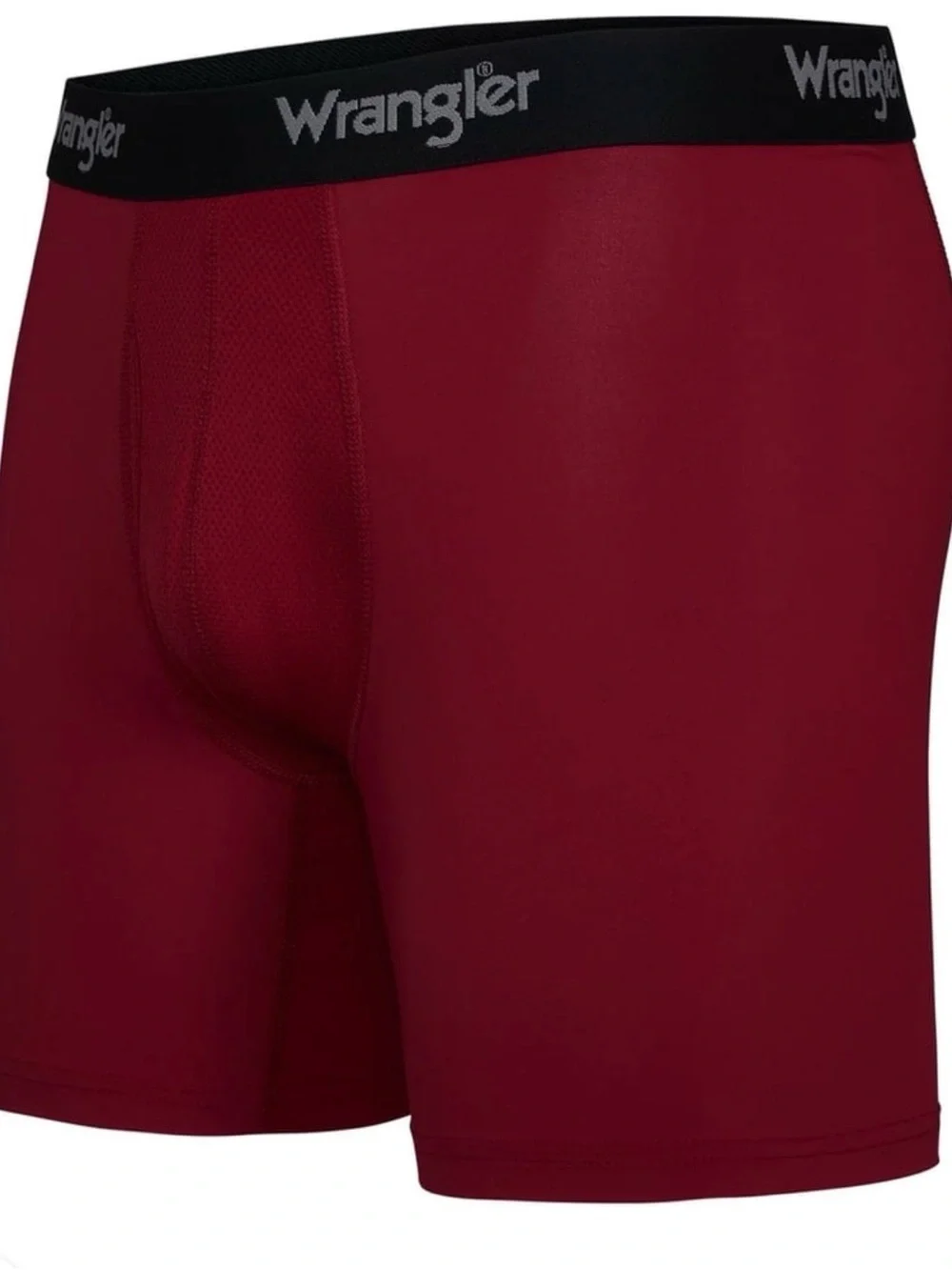 Wrangler Cool Carpenter 6” Boxer Briefs Men’s Underwear Gray, Red, & Blue